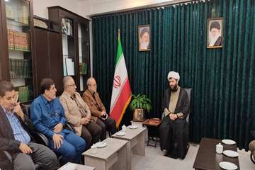 دیدار امام جمعه سنگر با رئیس مرکز بهداشت شهرستان رشت